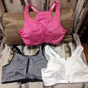 Set of 3 3x never worn sports bras.